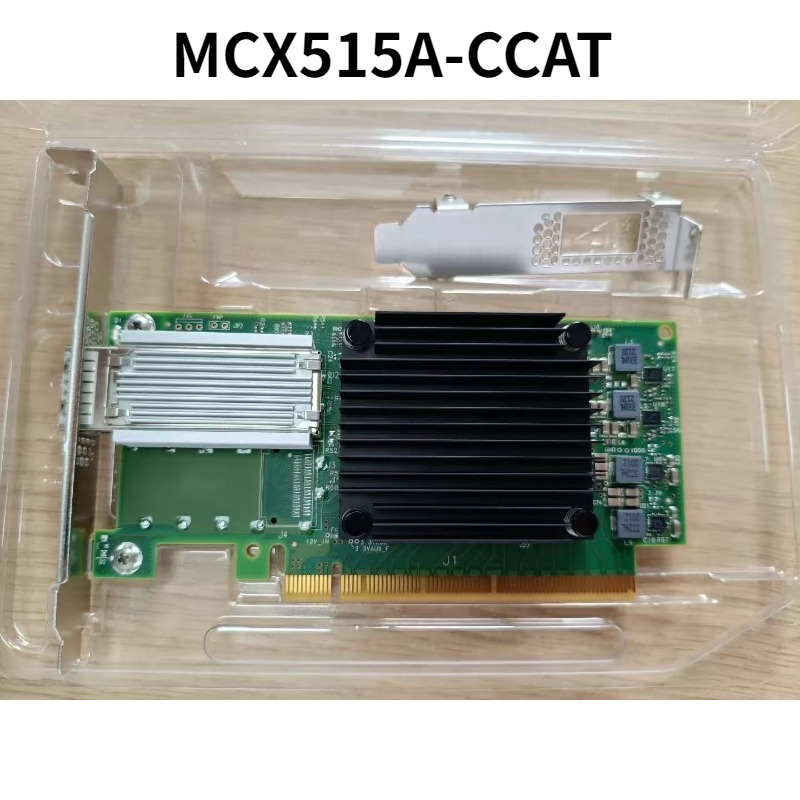 بطاقة محول PCIe من نوع MCX515A - مراجعة 100Gbe Qsfp28 Network Card وسعره